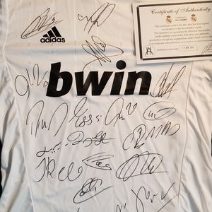 Signed Madrid jersey